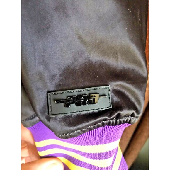 Pro Standard Los Angeles Lakers Basketball All-Over Print Remix Satin Jacket XL - Picture 6 of 14